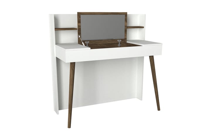 Meikkipöytä Bondsjö 116 cm - Ruskea/Valkoinen - Meikki- & kampauspöydät - Meikkipöytä peilillä