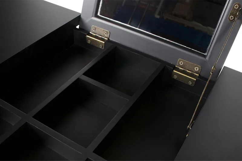 Meikkipöytä Grimsa - Musta - Huonekalut - Pöytä & ruokailuryhmä - Meikki- & kampauspöydät