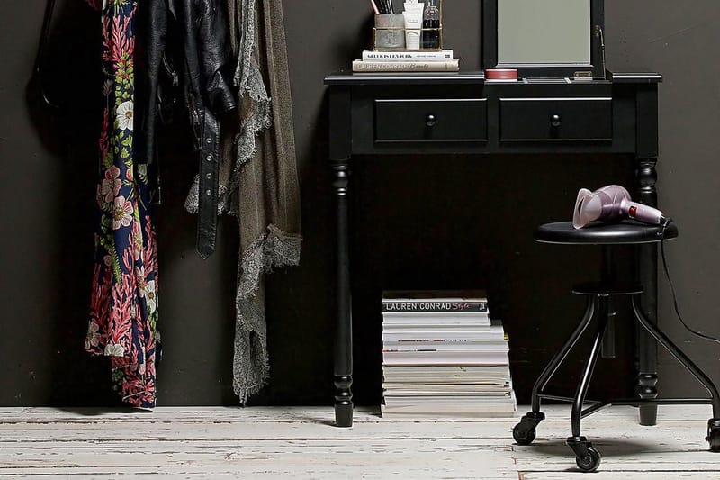 Meikkipöytä Grimsa - Musta - Huonekalut - Pöytä & ruokailuryhmä - Meikki- & kampauspöydät