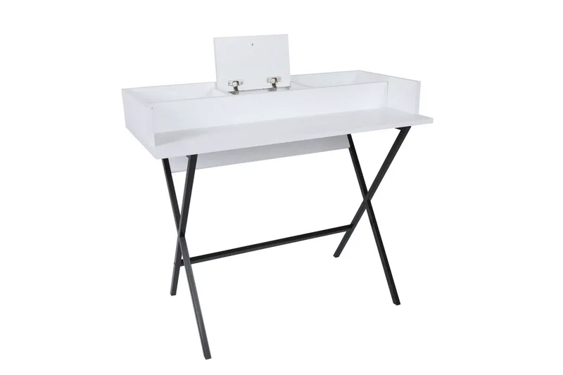 Meikkipöytä Malrik 100 cm - Valkoinen - Huonekalut - Pöytä & ruokailuryhmä - Meikki- & kampauspöydät