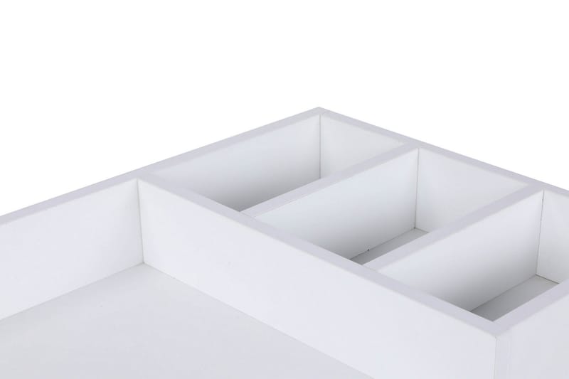 Meikkipöytä Merkesa 100 cm - Valkoinen / musta - Huonekalut - Pöytä & ruokailuryhmä - Meikki- & kampauspöydät