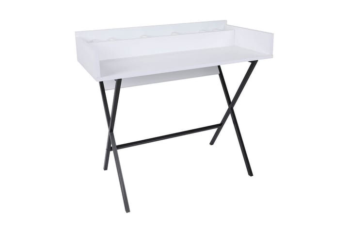 Meikkipöytä Rocke 100 cm - Valkoinen/musta - Meikki- & kampauspöydät