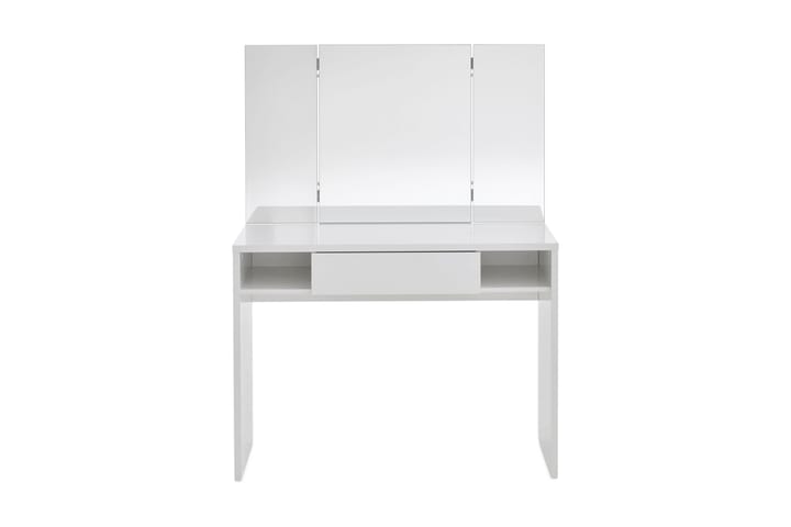 Meikkipöytä Sakara 100 cm - Valkoinen - Meikki- & kampauspöydät - Meikkipöytä peilillä