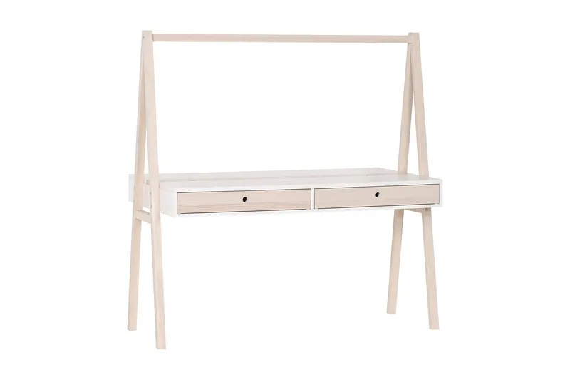 Meikkipöytä Spot Puu/Luonnonväri/Valkoinen, VOX