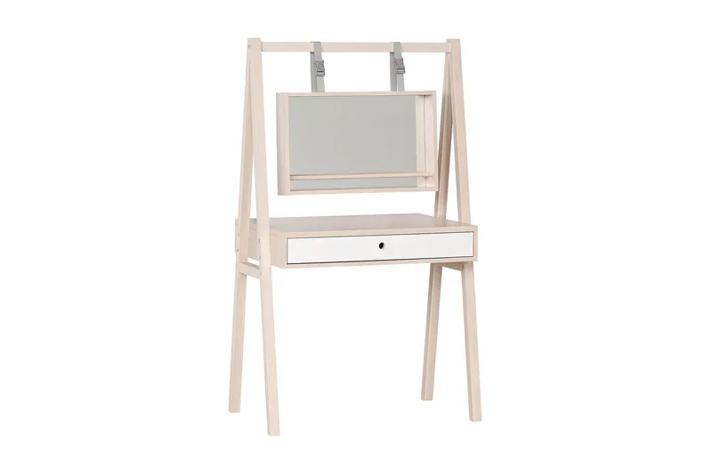 Meikkipöytä Spot Puu/Luonnonväri/Valkoinen, VOX