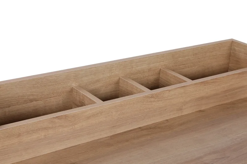 Meikkipöytä Uitiwa 100 cm - Pähkinä / musta - Huonekalut - Pöytä & ruokailuryhmä - Meikki- & kampauspöydät