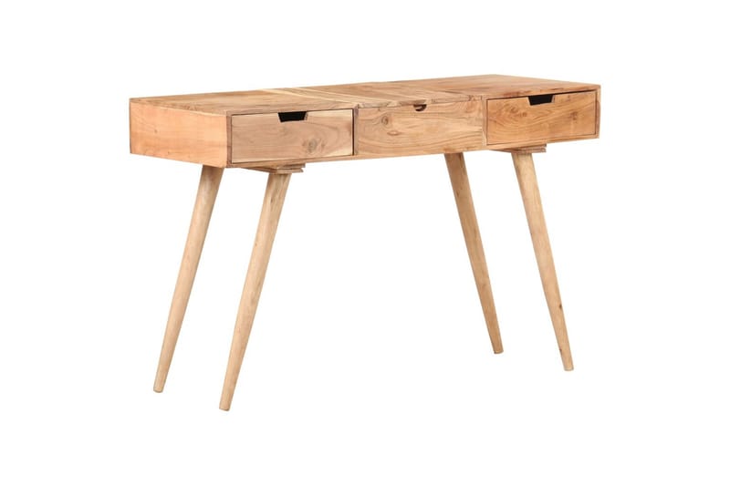 Meikkipöytä peilillä 112x45x76 cm täysi akaasiapuu - Huonekalut - Pöytä & ruokailuryhmä - Meikki- & kampauspöydät