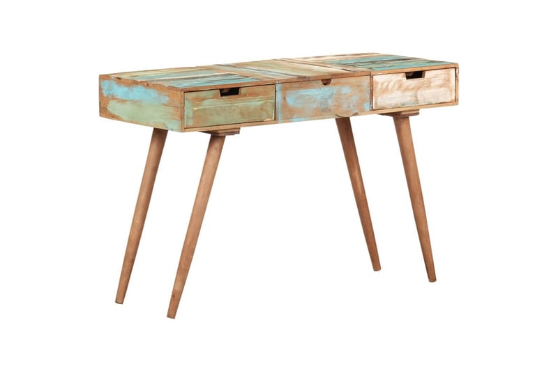 Meikkipöytä peilillä 112x45x76 cm kierrätetty täyspuu - Huonekalut - Pöytä & ruokailuryhmä - Meikki- & kampauspöydät