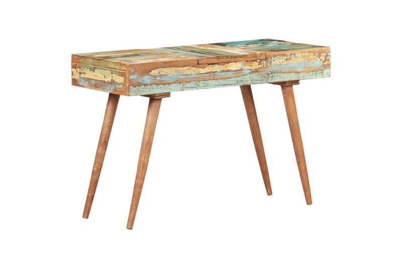 Meikkipöytä peilillä 112x45x76 cm kierrätetty täyspuu - Huonekalut - Pöytä & ruokailuryhmä - Meikki- & kampauspöydät