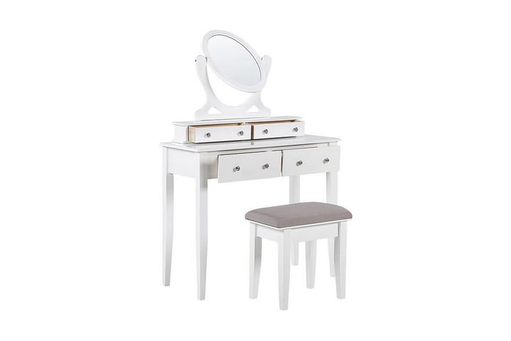 Peilipöytä Surchaud 90 cm - Valkoinen - Meikki- & kampauspöydät - Meikkipöytä peilillä