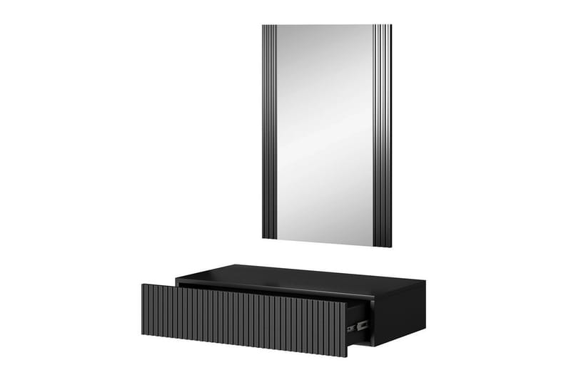 Strontian Sminkbord 80x42 cm Scandinavian Choice Anthracite - Huonekalut - Pöytä & ruokailuryhmä - Meikki- & kampauspöydät - Meikkipöytä peilillä