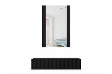 Strontian Sminkbord 80x42 cm Scandinavian Choice Black - Huonekalut - Pöytä & ruokailuryhmä - Meikki- & kampauspöydät - Meikkipöytä peilillä