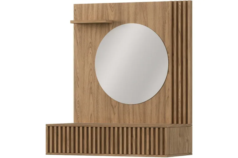 Meikkipöytä Entsian 85x40 cm, Ruskea