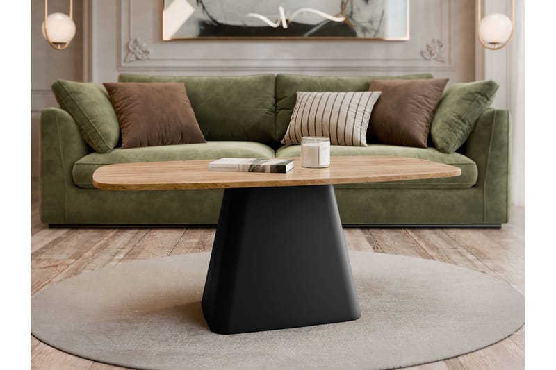 Meylor Sohvapöytä 120 cm - Ruskea/Musta - Huonekalut - Pöytä & ruokailuryhmä - Sohvapöytä