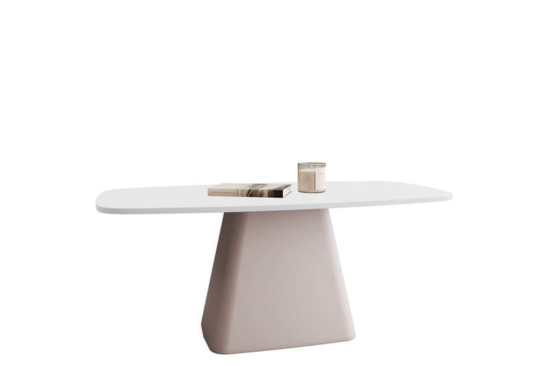 Meylor Sohvapöytä 120 cm - Valkoinen/Beige - Huonekalut - Pöytä & ruokailuryhmä - Sohvapöytä
