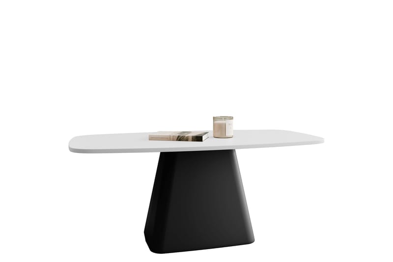 Meylor Sohvapöytä 120 cm - Valkoinen/Musta - Huonekalut - Pöytä & ruokailuryhmä - Sohvapöytä