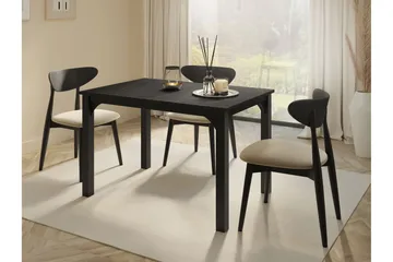 Millport Ruokapöytä 158 cm - Musta - Huonekalut - Pöytä & ruokailuryhmä - Ruokapöydät & keittiön pöydät