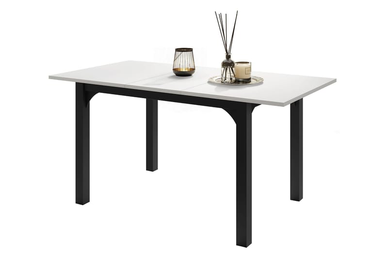 Millport Ruokapöytä 158 cm - Musta/Beige - Huonekalut - Pöytä & ruokailuryhmä - Ruokapöydät & keittiön pöydät