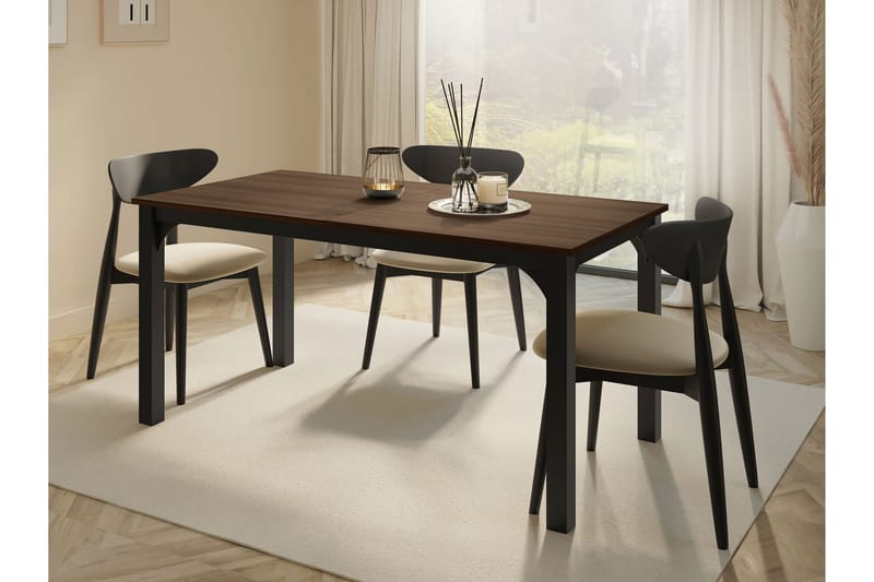 Millport Ruokapöytä 198 cm - Ruskea - Huonekalut - Pöytä & ruokailuryhmä - Ruokapöydät & keittiön pöydät