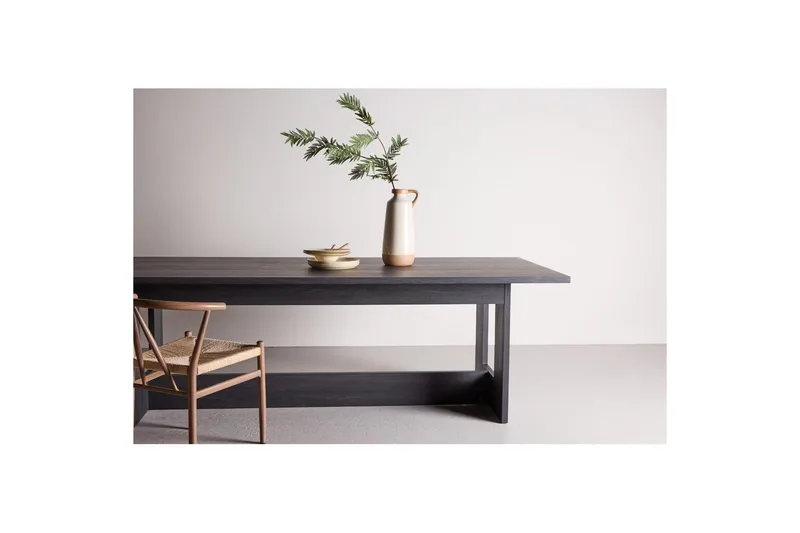 Milly Ruokapöytä 235X100 Cm - Musta - Huonekalut - Pöytä & ruokailuryhmä - Ruokapöydät & keittiön pöydät