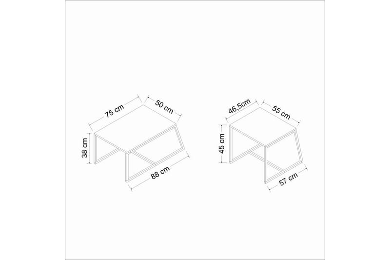 Minimal Sohvapöytä 75 cm - Luonnollinen - Huonekalut - Pöytä & ruokailuryhmä - Sohvapöytä