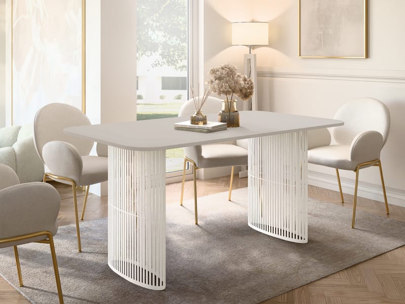 Mirion Jatkettava ruokapöytä 160-236 cm - beige - Huonekalut - Pöytä & ruokailuryhmä - Ruokapöydät & keittiön pöydät