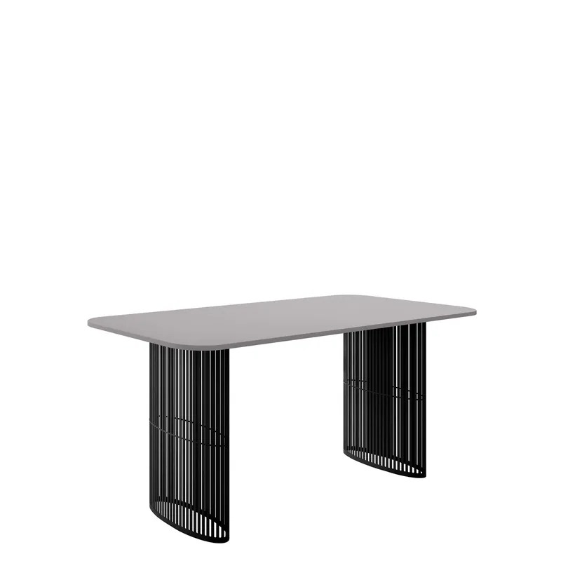 Mirion Jatkettava ruokapöytä 160-236 cm - Musta, harmaa - Huonekalut - Pöytä & ruokailuryhmä - Ruokapöydät & keittiön pöydät