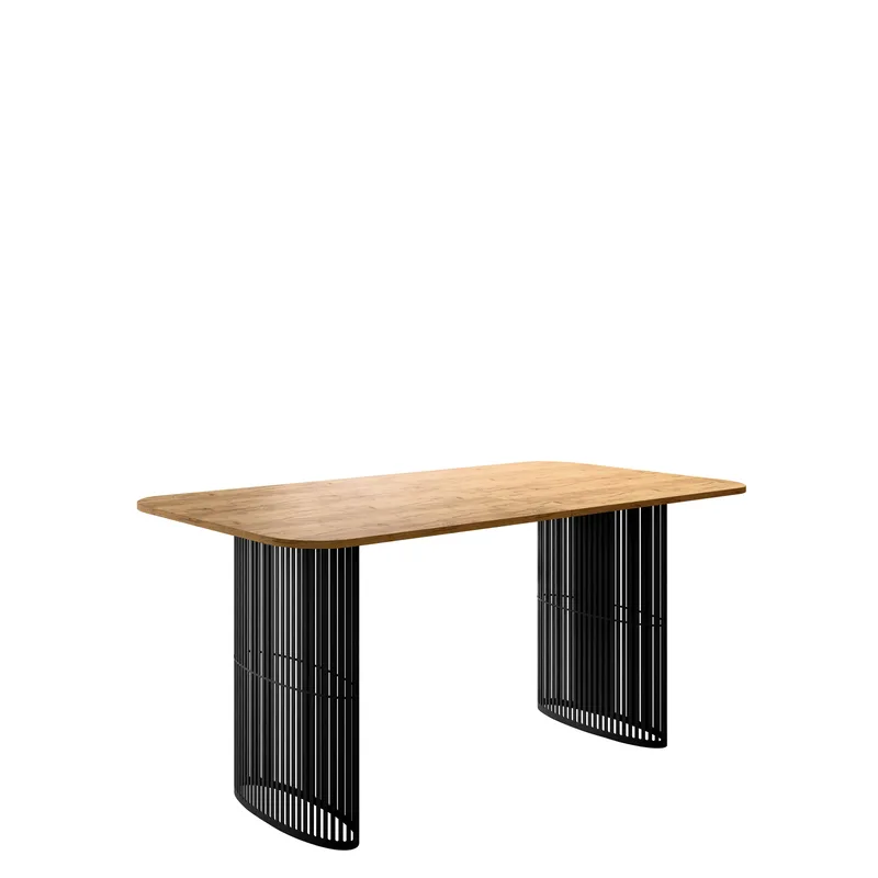 Mirion Jatkettava ruokapöytä 160-236 cm - Musta, Nature - Huonekalut - Pöytä & ruokailuryhmä - Ruokapöydät & keittiön pöydät