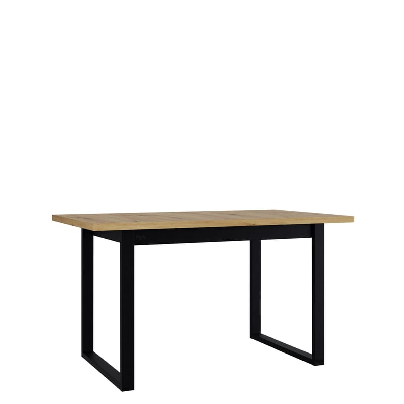 Mirlen Ruokapöytä 140 cm suorakulmainen, Musta/Ruskea