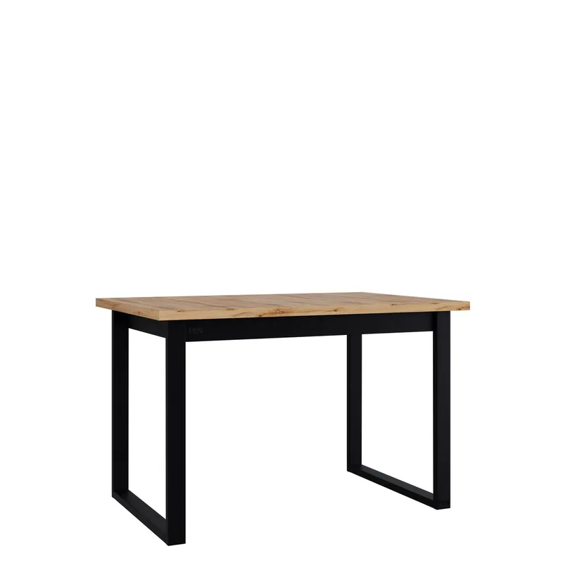 Mirlen Ruokapöytä 140 cm suorakulmainen, Musta/Ruskea