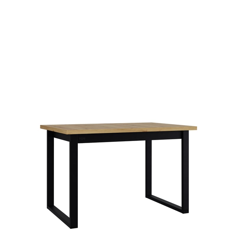 Mirlen Ruokapöytä 140 cm suorakulmainen, Musta/Ruskea