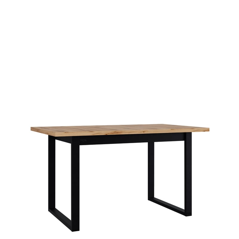 Mirlen Ruokapöytä 140 cm suorakulmainen, Musta/Ruskea