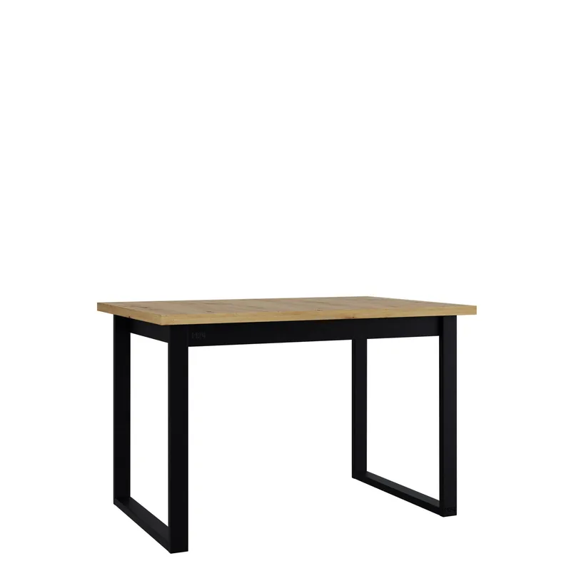 Mirlen Ruokapöytä 140 cm suorakulmainen, Musta/Ruskea