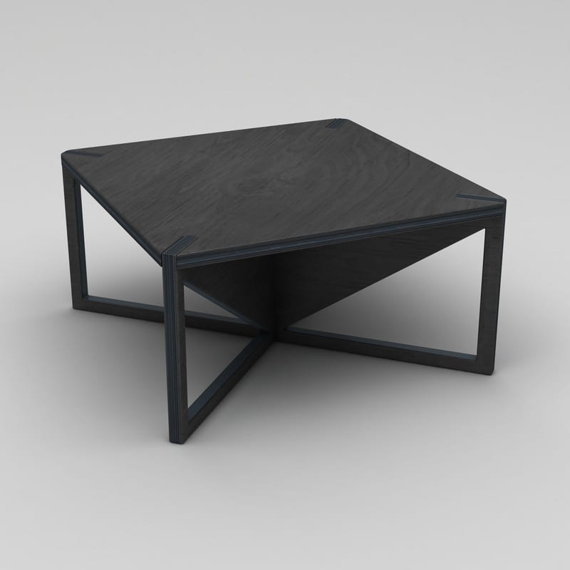 Mirona Sohvapöytä 75 cm - Musta - Huonekalut - Pöytä & ruokailuryhmä - Sohvapöytä