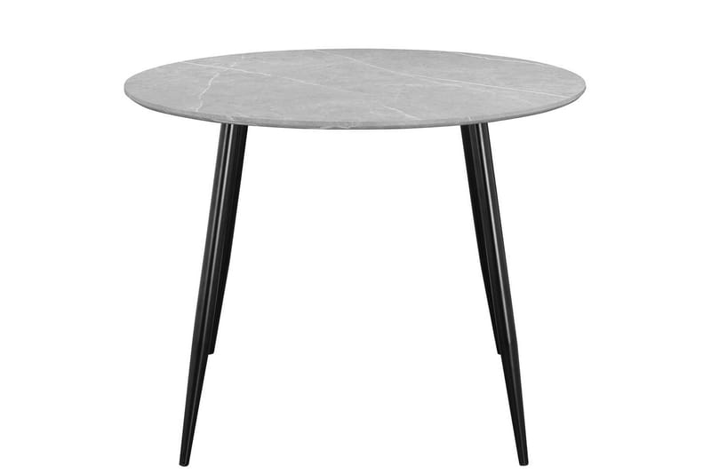 Monza Ruokapöytä Pyöreä 100 cm - Harmaa - Huonekalut - Pöytä & ruokailuryhmä - Ruokapöydät & keittiön pöydät