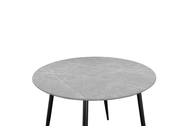 Monza Ruokapöytä Pyöreä 100 cm - Harmaa - Huonekalut - Pöytä & ruokailuryhmä - Ruokapöydät & keittiön pöydät