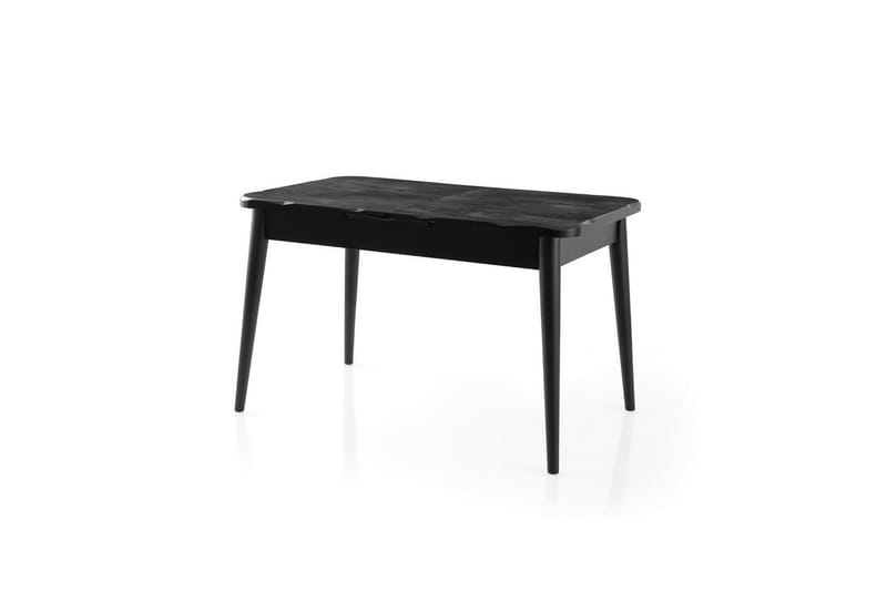 Morin Ruokapöytä 130 cm Suorakulmainen - Musta - Huonekalut - Pöytä & ruokailuryhmä - Ruokapöydät & keittiön pöydät