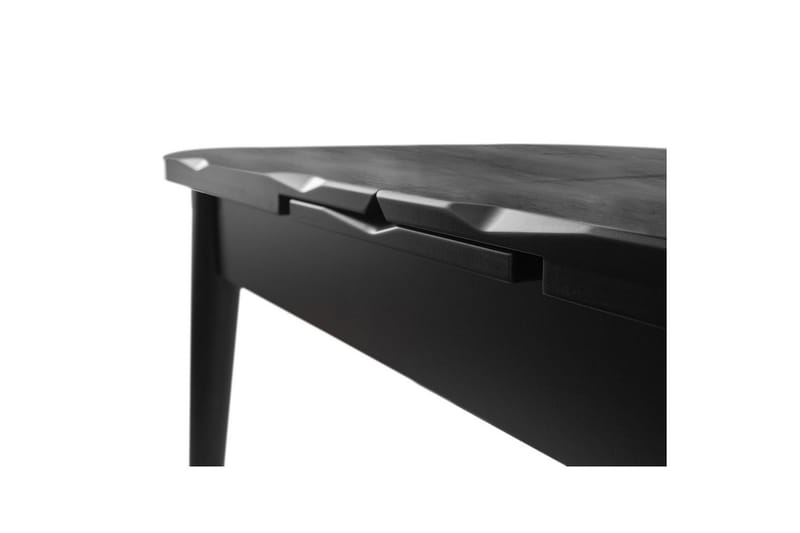 Morin Ruokapöytä 130 cm Suorakulmainen - Musta - Huonekalut - Pöytä & ruokailuryhmä - Ruokapöydät & keittiön pöydät