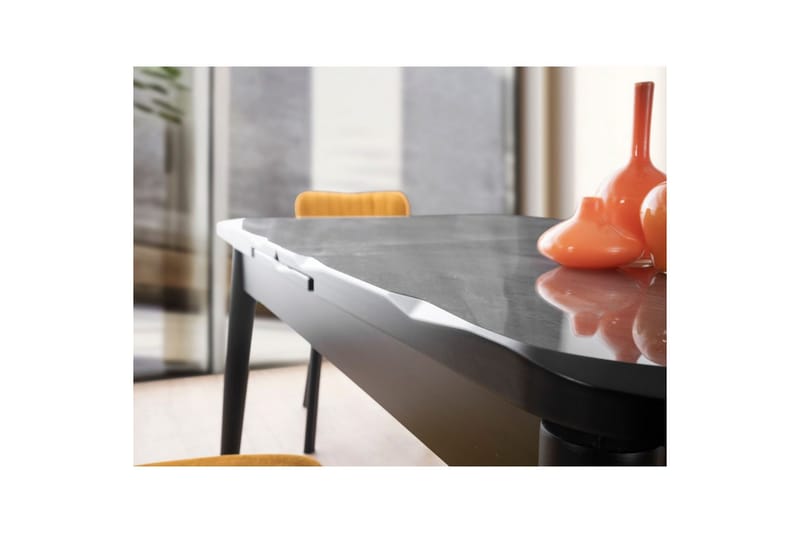 Morin Ruokapöytä 130 cm Suorakulmainen - Musta - Huonekalut - Pöytä & ruokailuryhmä - Ruokapöydät & keittiön pöydät