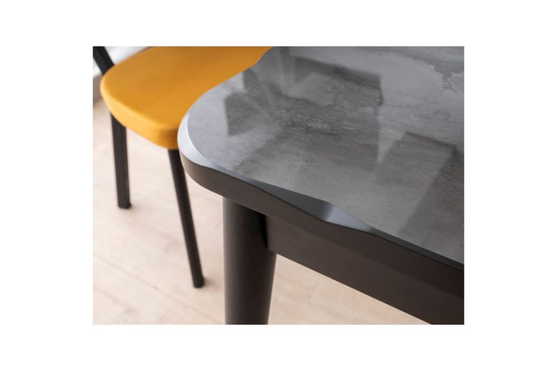 Morin Ruokapöytä 130 cm Suorakulmainen - Musta - Huonekalut - Pöytä & ruokailuryhmä - Ruokapöydät & keittiön pöydät