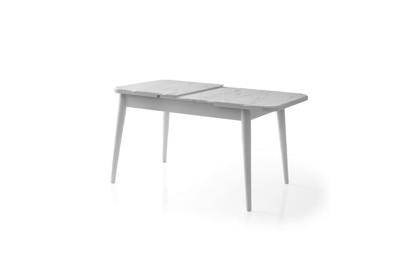 Morin Ruokapöytä 130 cm Suorakulmainen - Valkoinen - Huonekalut - Pöytä & ruokailuryhmä - Ruokapöydät & keittiön pöydät