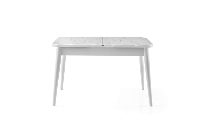 Morin Ruokapöytä 130 cm Suorakulmainen - Valkoinen - Huonekalut - Pöytä & ruokailuryhmä - Ruokapöydät & keittiön pöydät