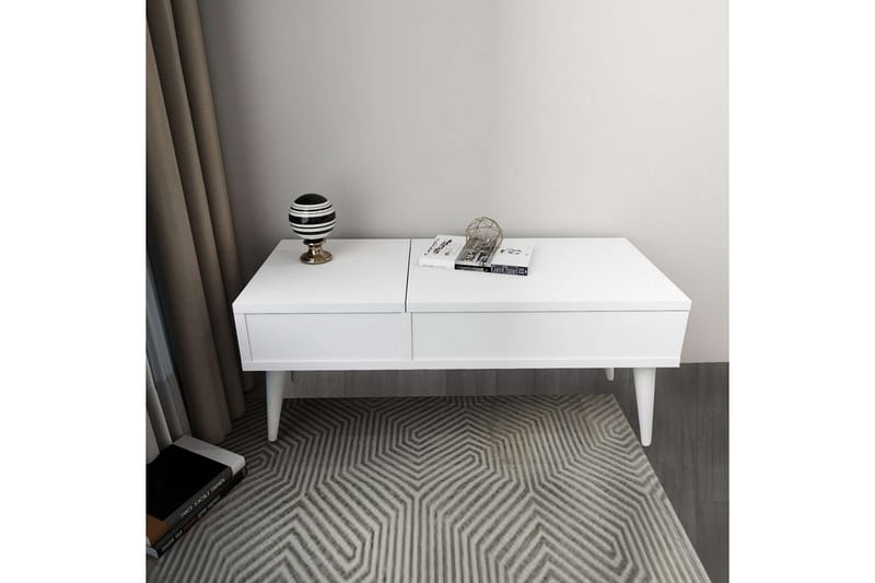 Morven Kampauspöytä 79,4 cm - Valkoinen - Huonekalut - Pöytä & ruokailuryhmä - Meikki- & kampauspöydät