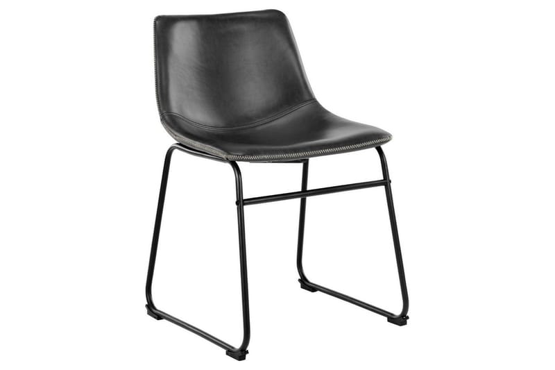 Motona Ruokailuryhmä 160 Cm + 4 Romia Ruokailutuolia - Musta/Ruskea - Huonekalut - Pöytä & ruokailuryhmä - Ruokailuryhmä