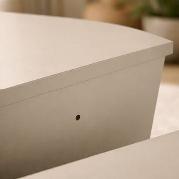 Mukund pyöreä sohvapöytä vaalea puu - Beige - Huonekalut - Pöytä & ruokailuryhmä - Sohvapöytä