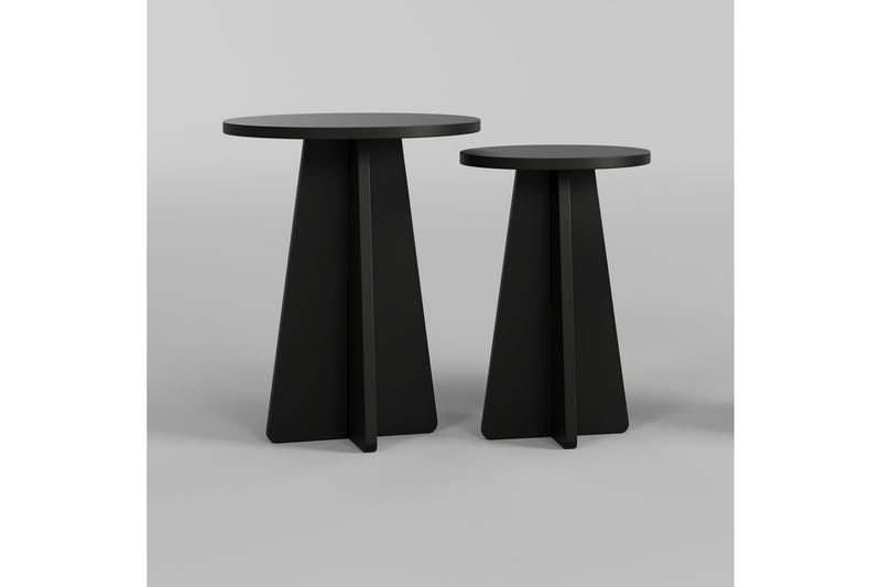 Munne Sohvapöytä 40 cm - Musta - Huonekalut - Pöytä & ruokailuryhmä - Apupöytä & sivupöytä - Sarjapöytä