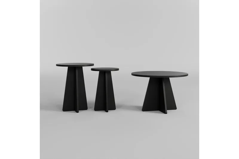 Munne Sohvapöytä 60 cm, Musta