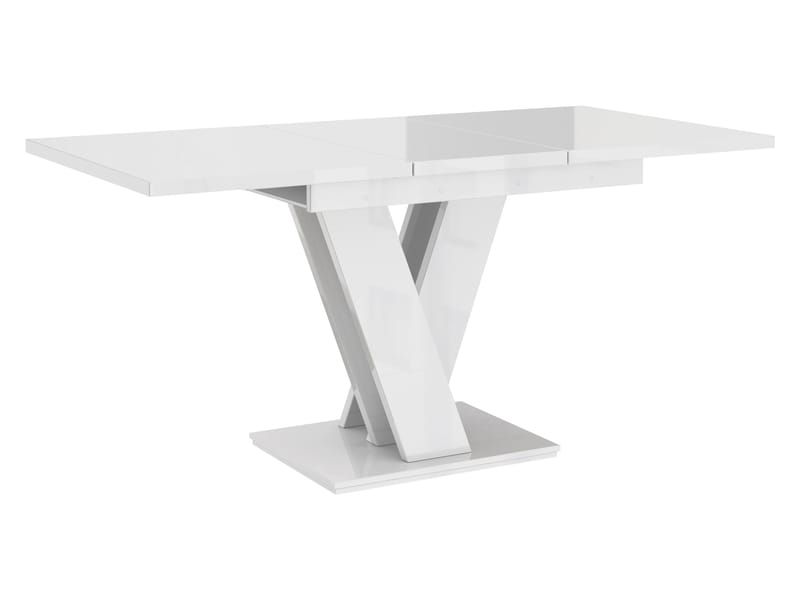 Nand Förlängningsbart Ruokapöytä 120-160 cm suorakulmainen - Valkoinen - Huonekalut - Pöytä & ruokailuryhmä - Ruokapöydät & keittiön pöydät