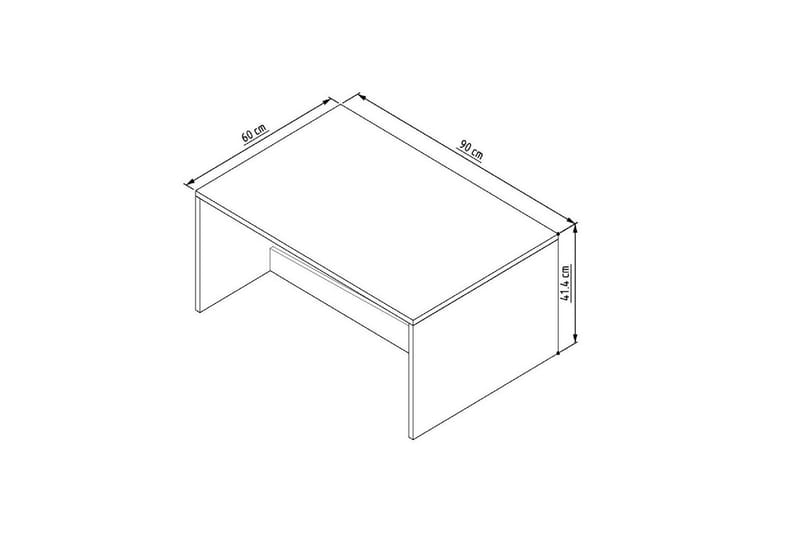 Naro Sohvapöytä 90 cm - Beige - Huonekalut - Pöytä & ruokailuryhmä - Sohvapöytä