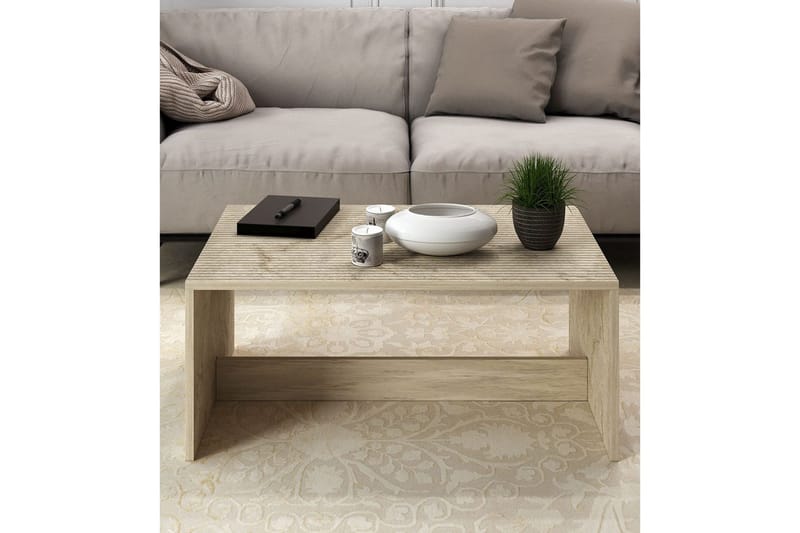Naro Sohvapöytä 90 cm - Beige - Huonekalut - Pöytä & ruokailuryhmä - Sohvapöytä